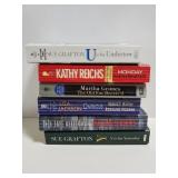 Six mystery/thriller books