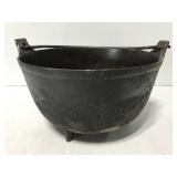 Old cast iron fireplace pot