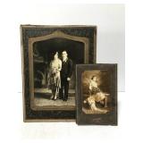 Antique photograph pair