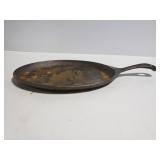 Cast iron searing skillet