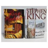 Two hardcover Stephen King novels