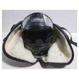 CKX snow helmet and carry bag