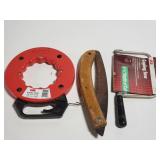 Teo saws and steel tape