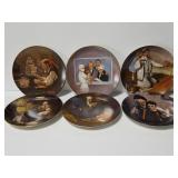 Norman Rockwell plates collection