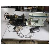 Old vintage Singer sewing machines