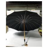 Vintage wood shaft umbrella