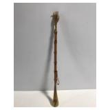 Italian made shoe horn & back scratcher
