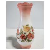 Painted glass lamp shade