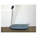 Vintage Coyote blue push scooter