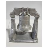 Cast metal liberty Bell bookend