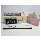 Home decor signs