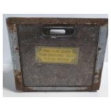 Vintage detroit dairies milk crate