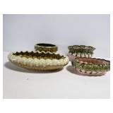 Vintage ceramic drip planters