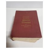 Huge old Webster dictionary book