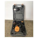 Ryobi 12V cordless drill kit in hard storage case