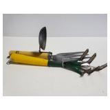 Vintage gardening rakes