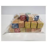 Bad od wood letter blocks