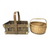 Two small baskets