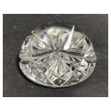 Vintage cut glass paper weight