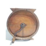 Antique wood butter churn