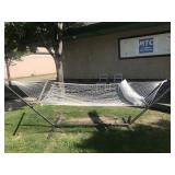 Large hammock on metal stand
