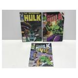Incredible Hulk comic books issues 312, 313, 350