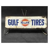 Vintage Gulf Tires metal advertisement