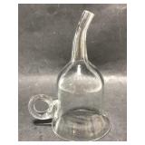Glass kitchen funnel