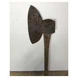 Antique broad head handmade ax