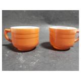Tiny glass teacups