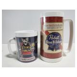 Vintage plastic beer mugs