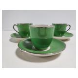 Fraunfelter tea cup and saucer trio