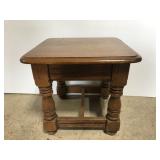 Small short square table