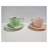 Teacup and saucer pair