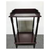 Cherry finish wood phone table