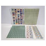 Vintage U.S. stamp sheet collection