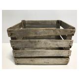 Primitive slat wood crate