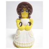 Ceramic lady utensil holder