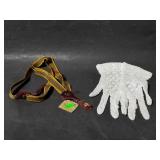 Vintage garter belts & lace gloves