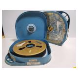 Pair of vintage film reels