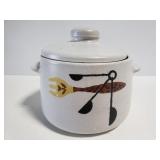 West Bend crock with lid