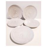 Vintage Frankoma Christmas plates