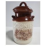 Rustic jug cookie jar