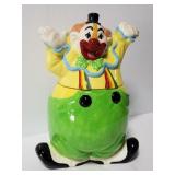 Ceramic clown cookie jar
