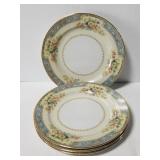 Four Rose china (Occupied Japan) plates