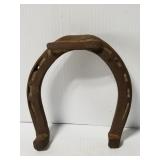 Heavy iron horseshoe