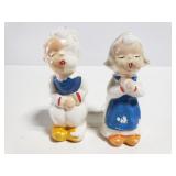 Dutch boy and girl salt/pepper shakers