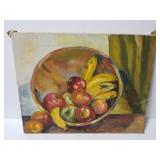 Original unframed oil on canvas painting artwork