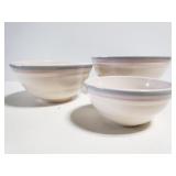 Pfaltzgraff ceramic mixing bowl set