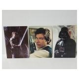 Three Star Wars postcards